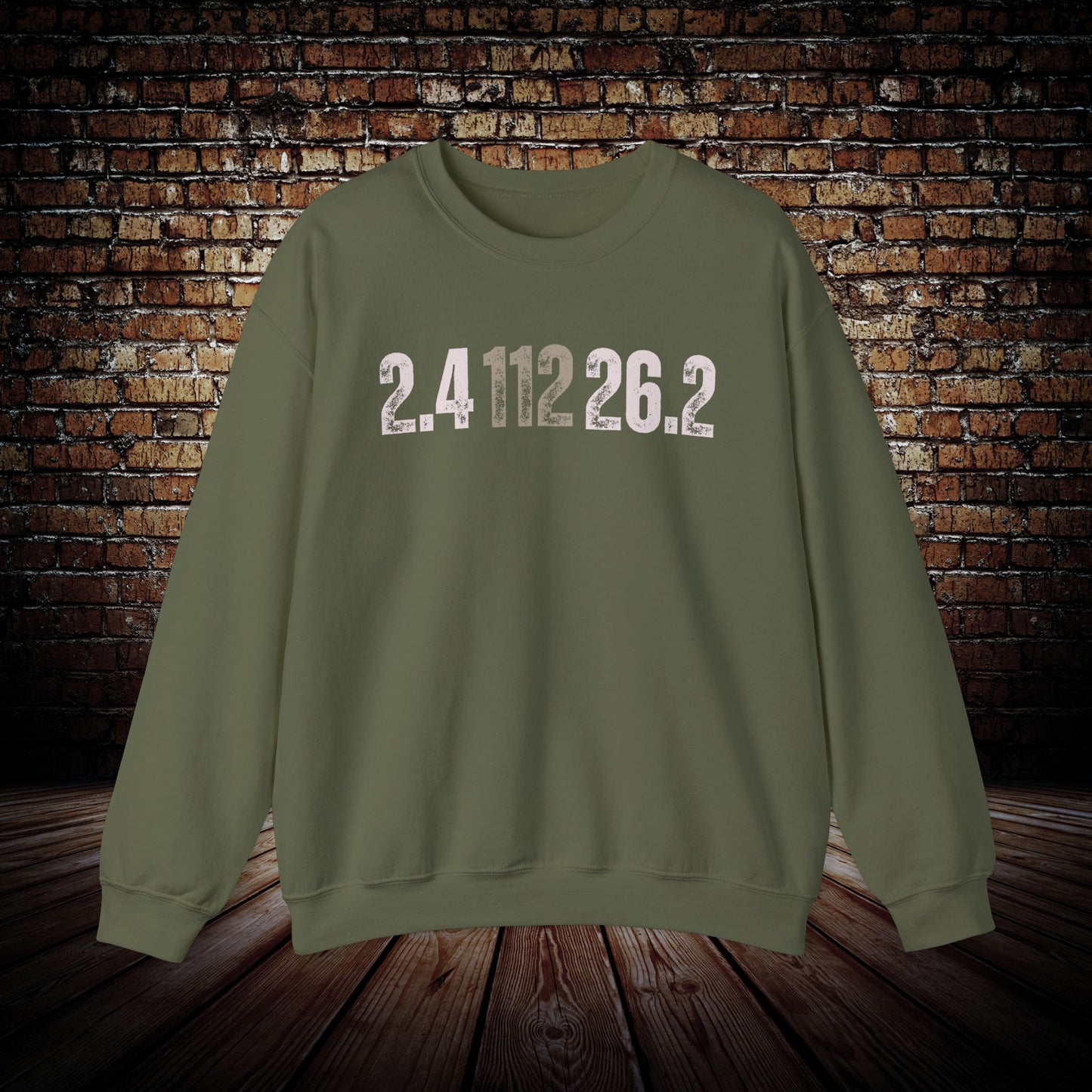 Ironman by the numbers Sweatshirt