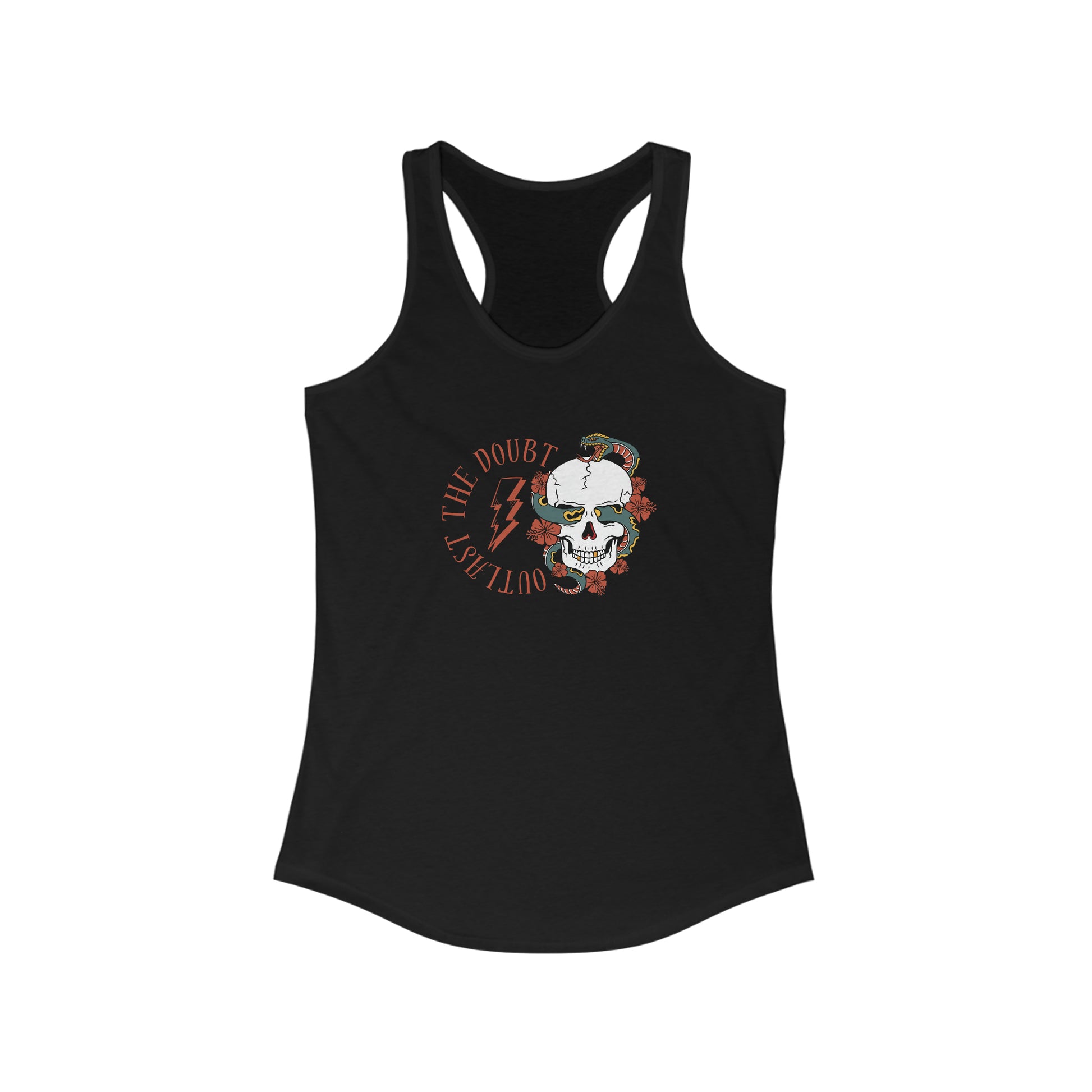 Snake and skull Tank Top