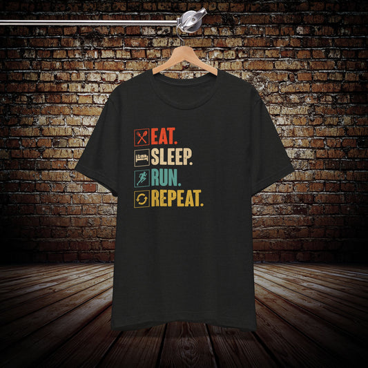 Eat, sleep, run, repeat Graphic Tee