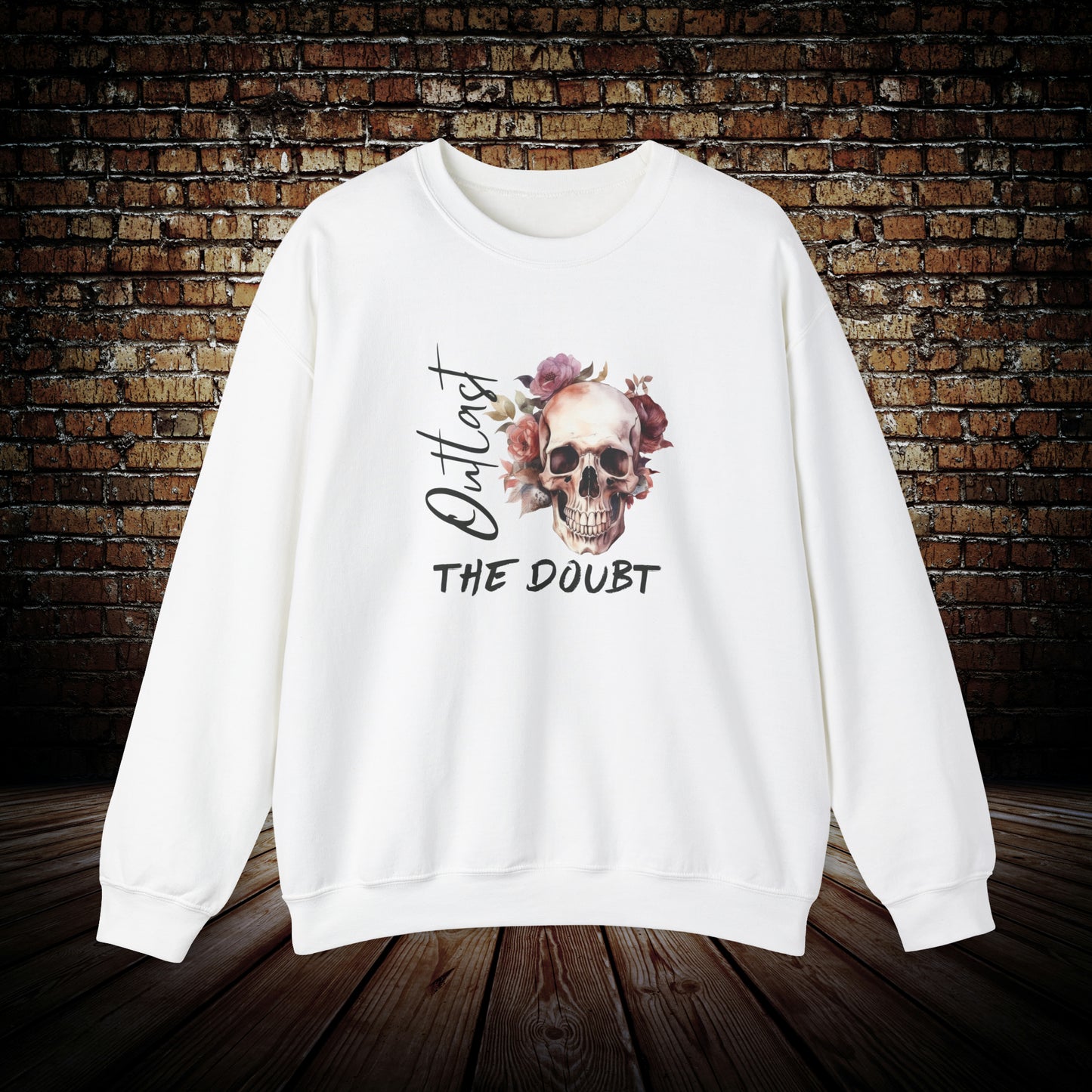 Outlast The Doubt -  Skull Unisex Sweatshirt