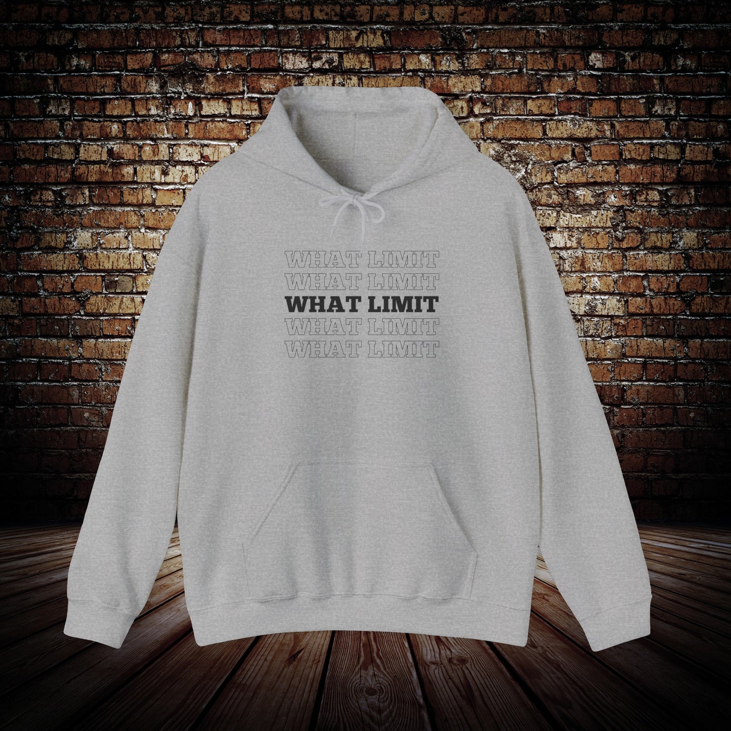 WHAT LIMIT on repeat Motivational Hoodie