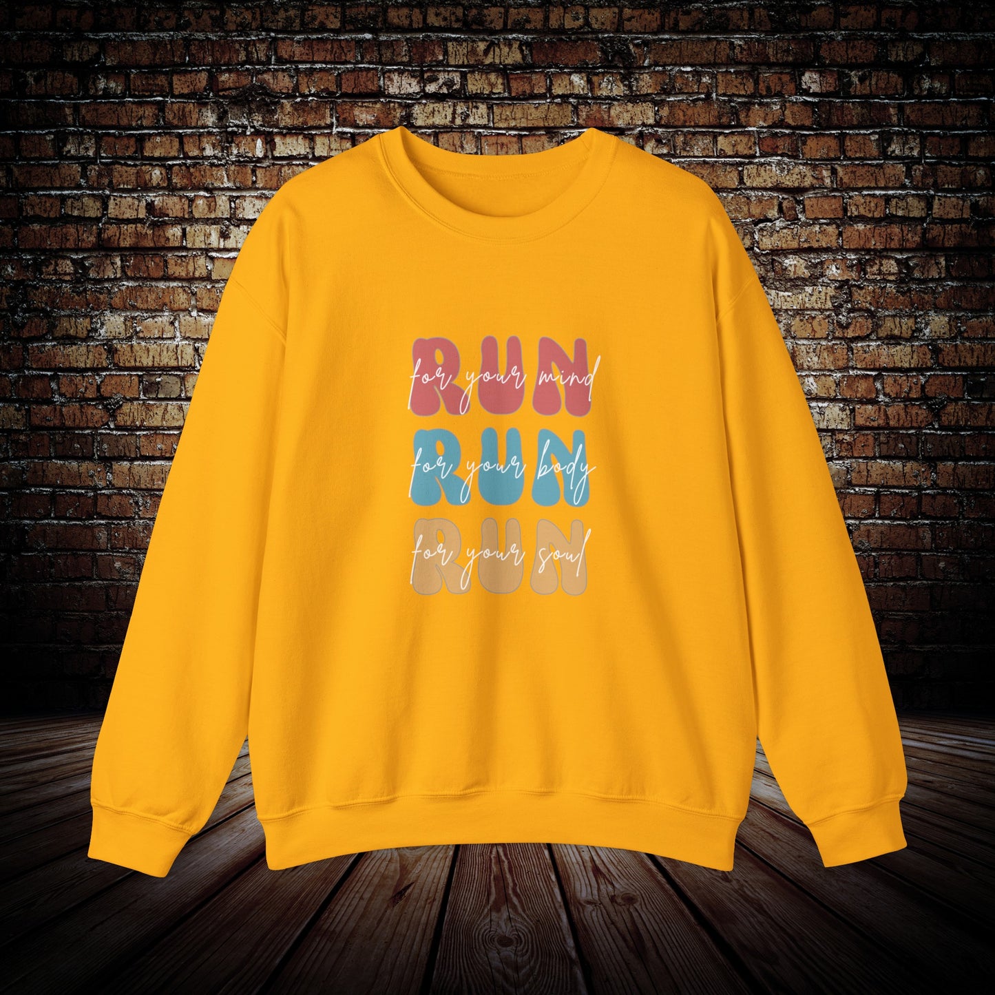 Run for your mind, body and soul - Unisex Sweatshirt