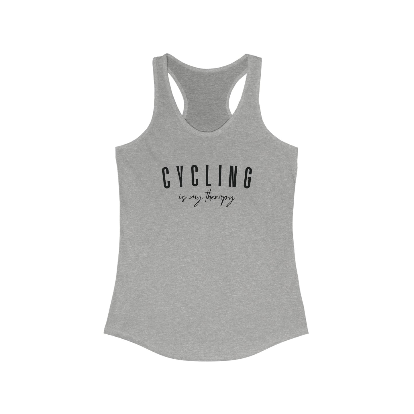 CYCLING is my therapy Tank Top