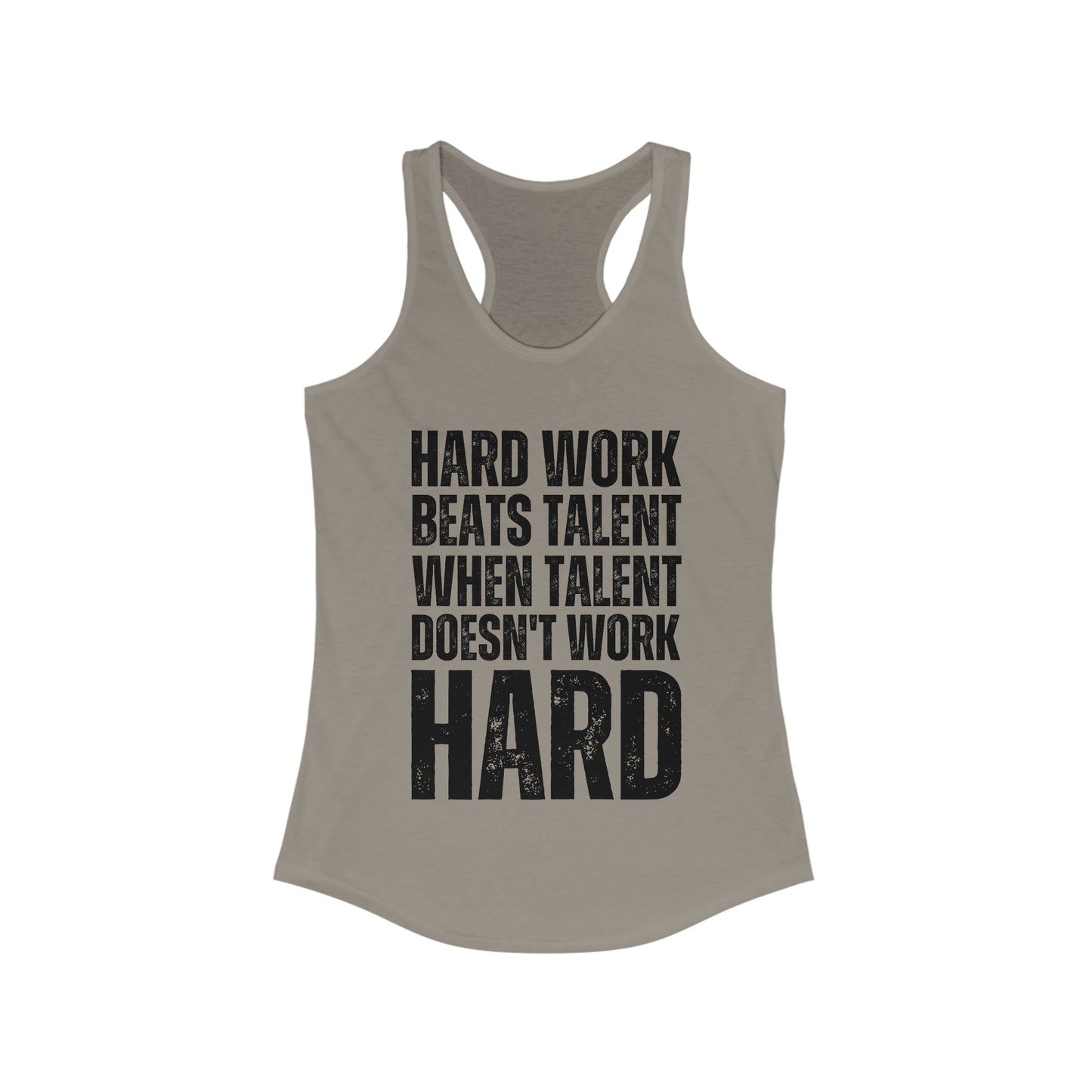 Hard work beats talent Women's Tank Top