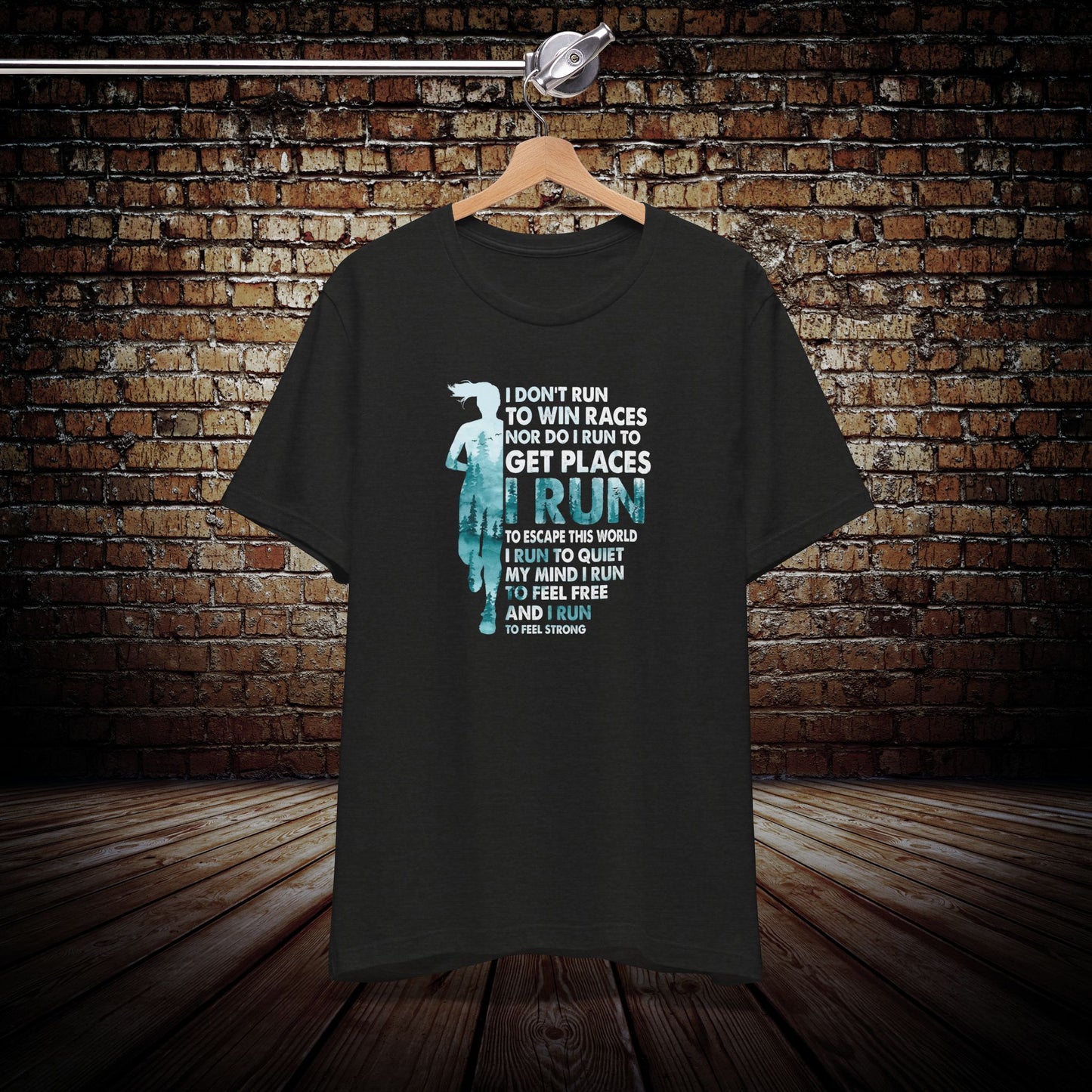 I don't run to win Graphic Tee