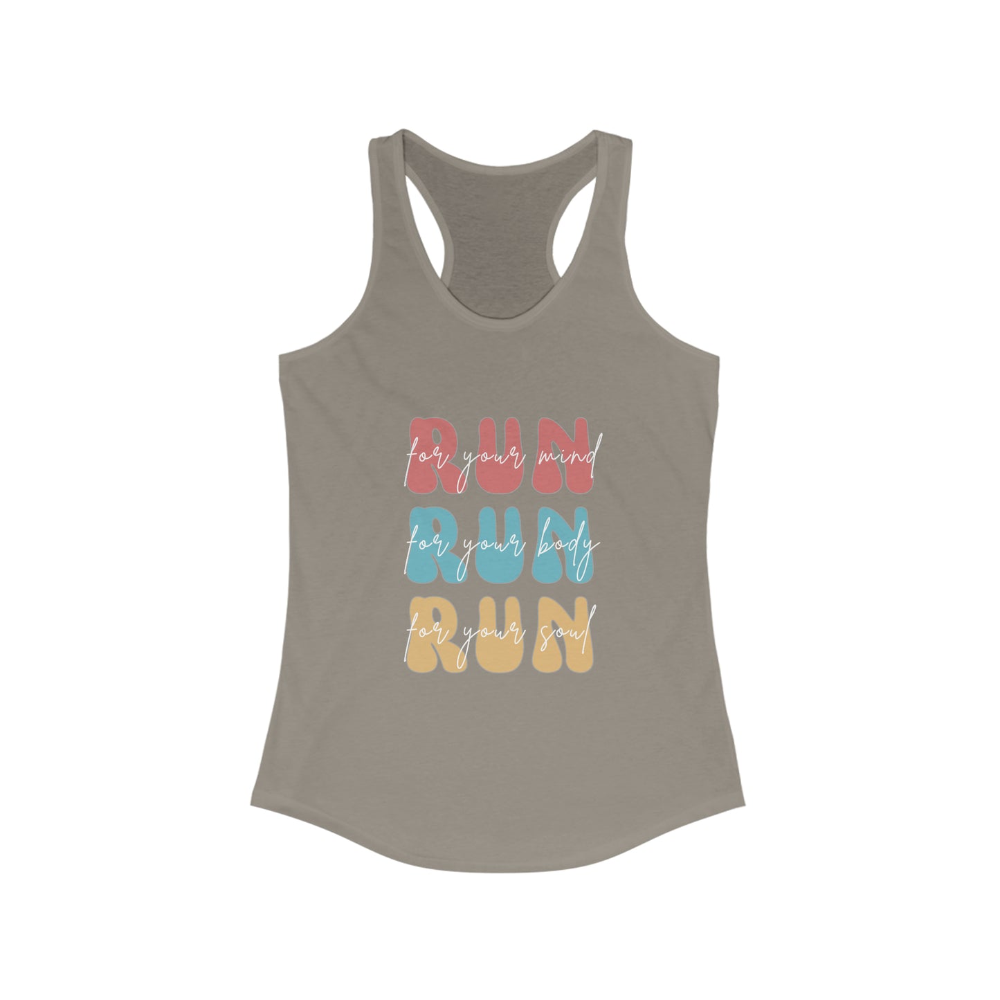 Run for your mind, body and soul - Women's Tank Top