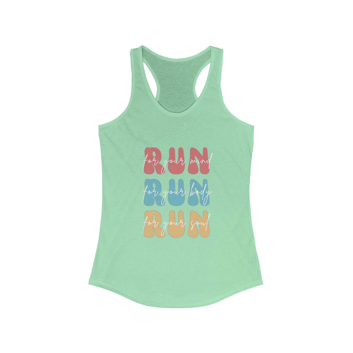 Run for your mind, body and soul - Women's Tank Top