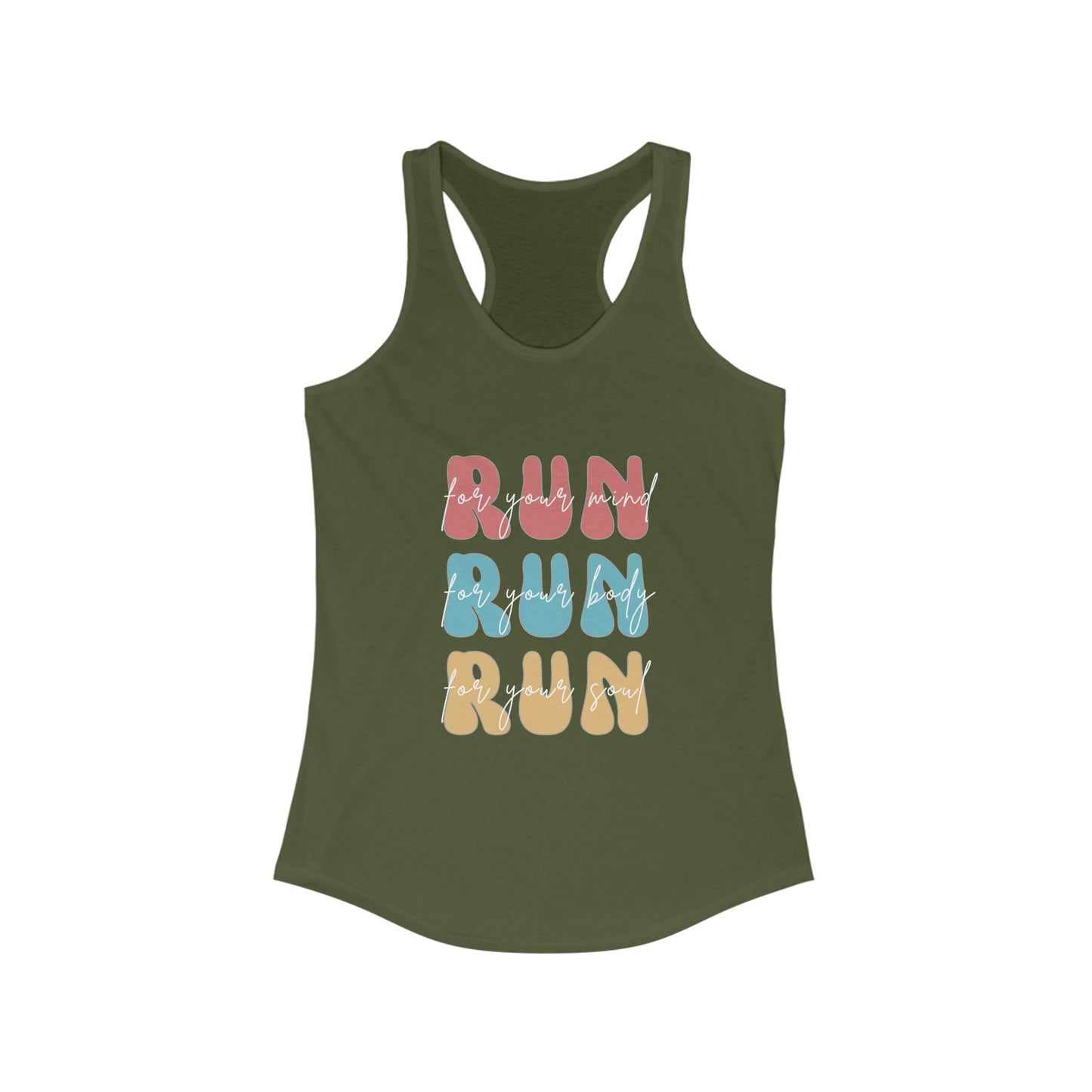 Run for your mind, body and soul - Women's Tank Top