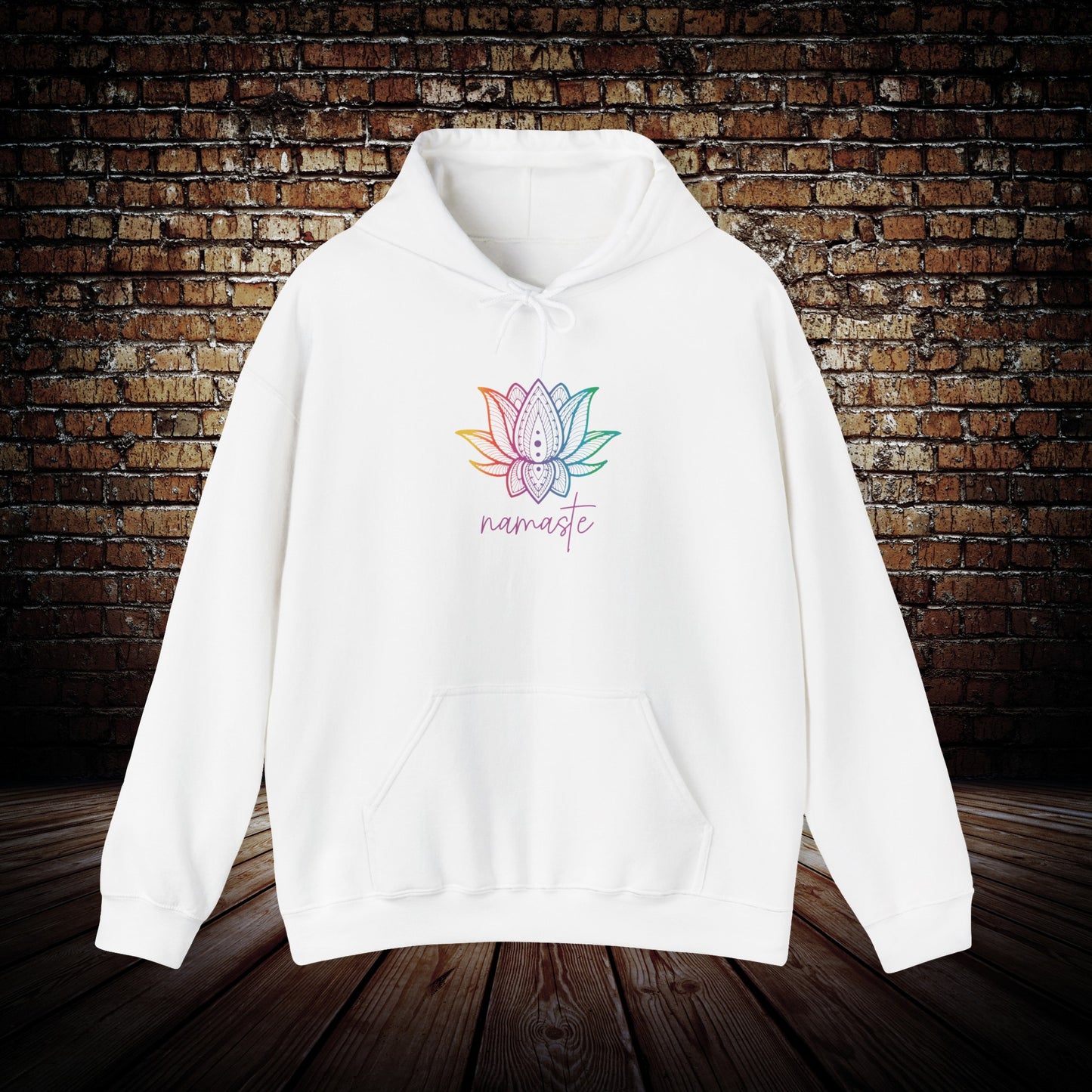 Rainbow Namaste - Yoga Inspired Hoodie