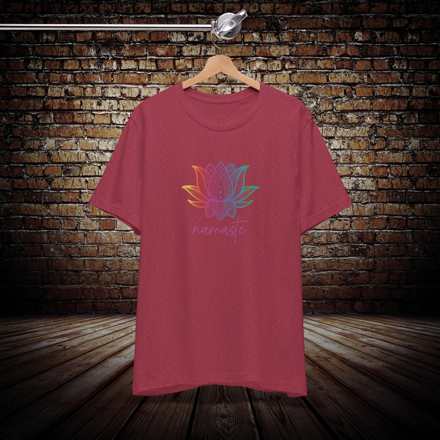 Rainbow Namaste - Yoga Inspired T-Shirt