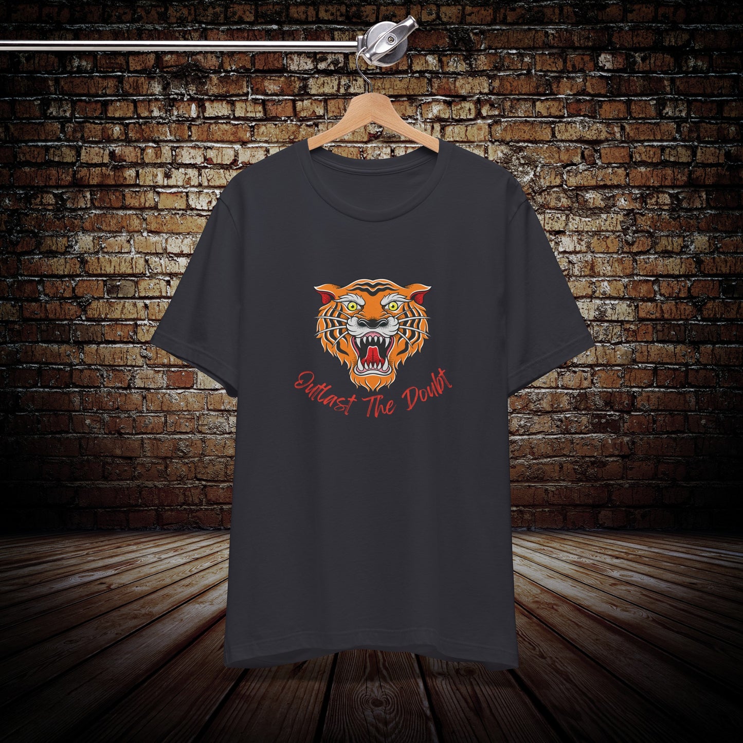 Outlast The Doubt Tiger - Unisex T-Shirt