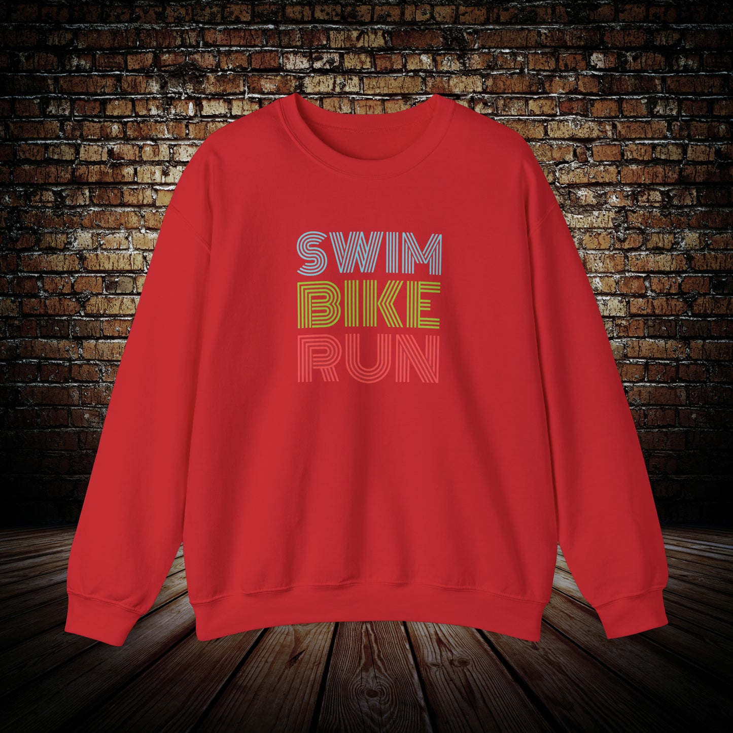 Unisex Swim Bike Run Triathlon sweatshirt