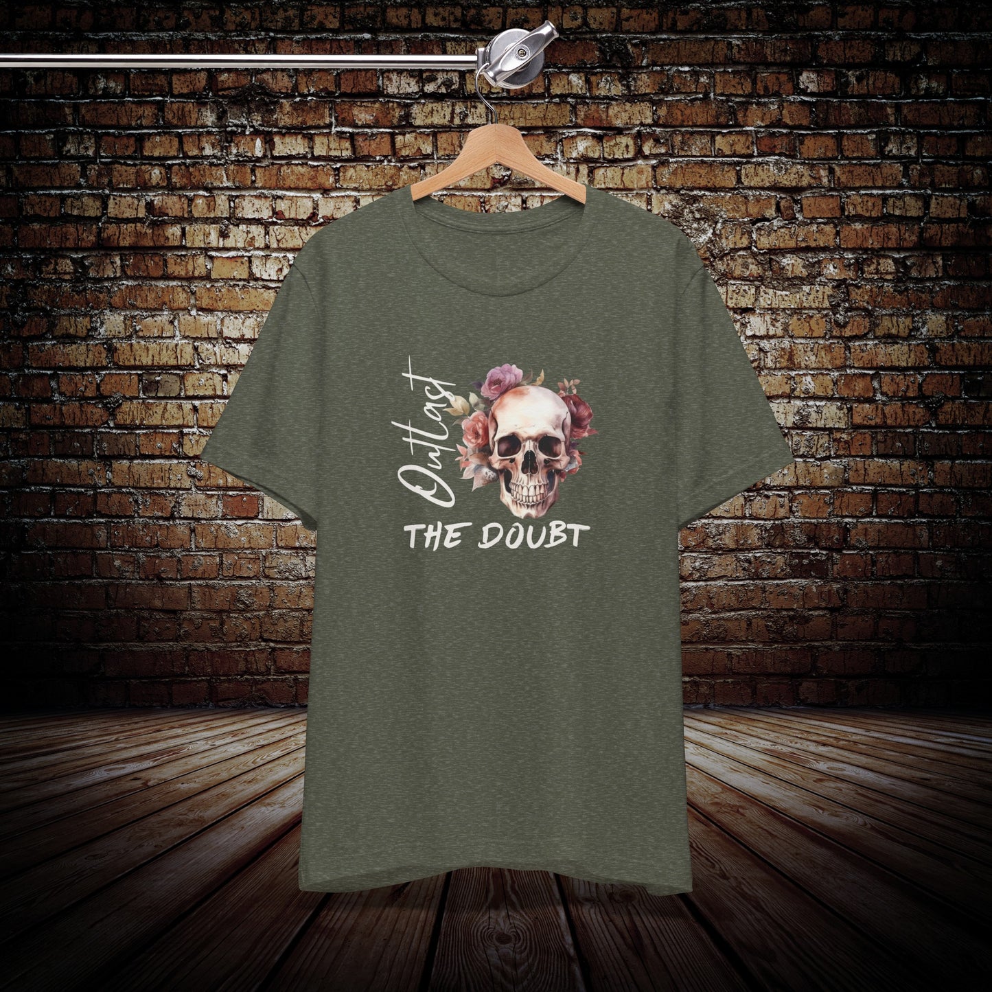 Outlast The Doubt - Skull T-Shirt Unisex