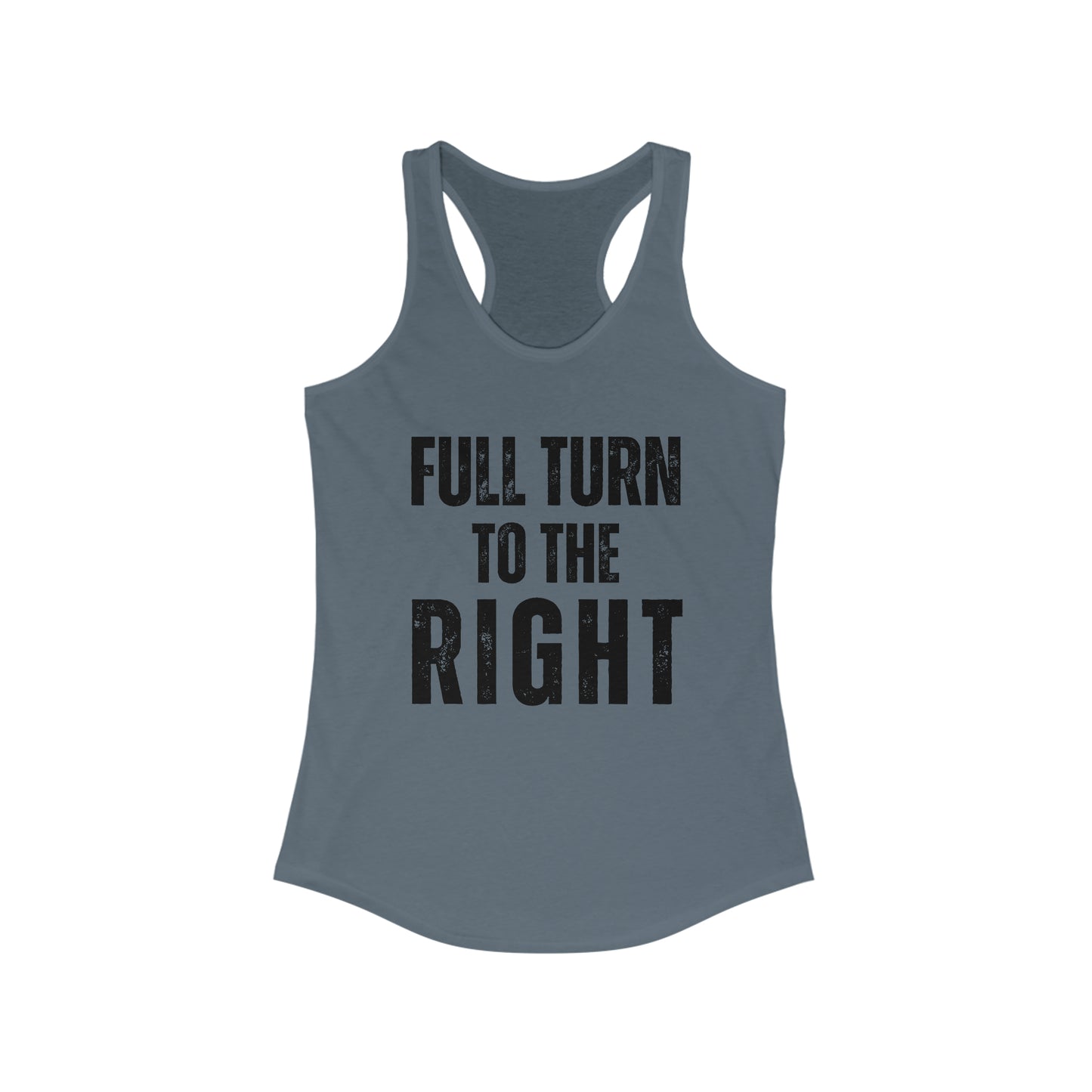 Full Turn to the Right - Spin class tank top