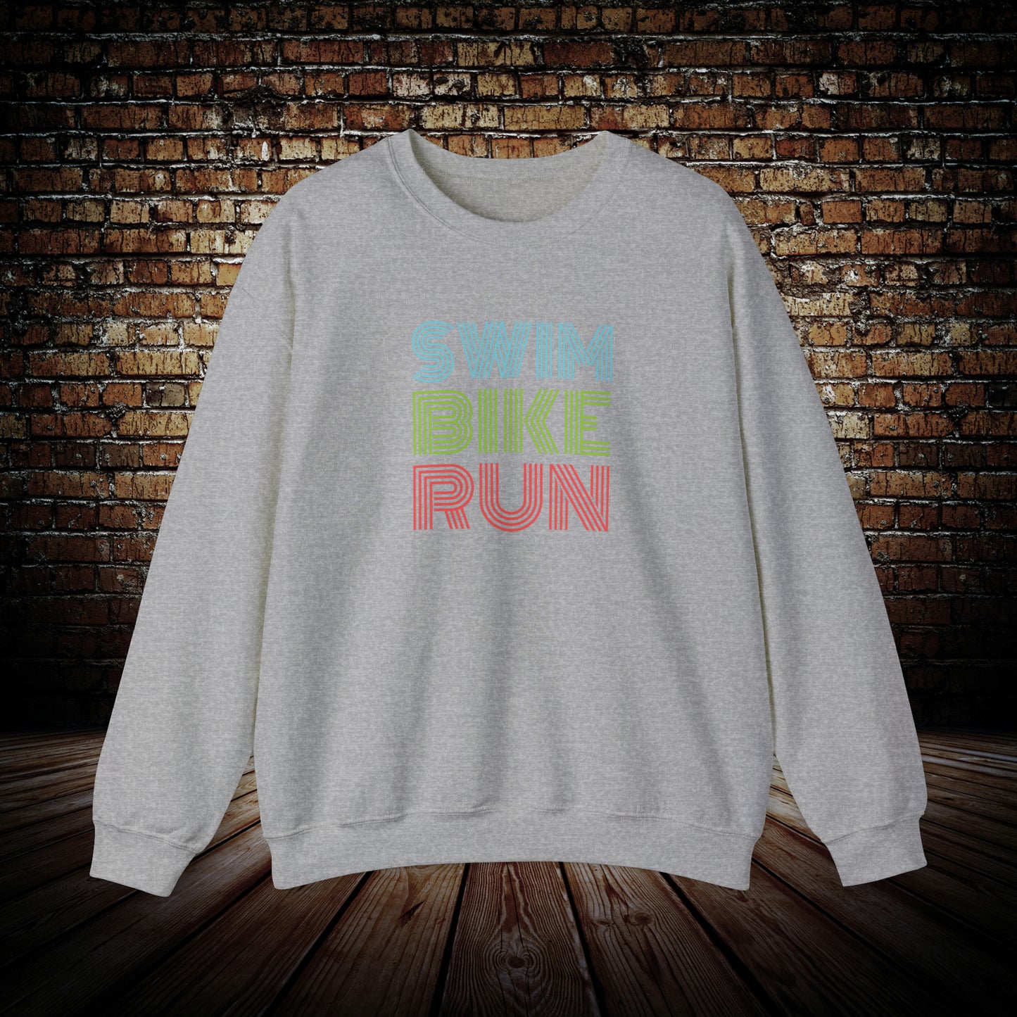 Unisex Swim Bike Run Triathlon sweatshirt