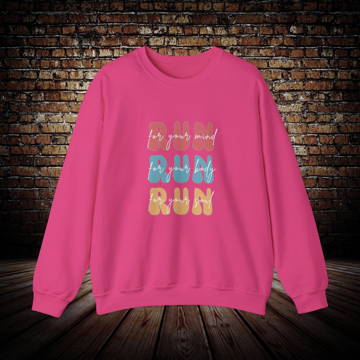 Run for your mind, body and soul - Unisex Sweatshirt