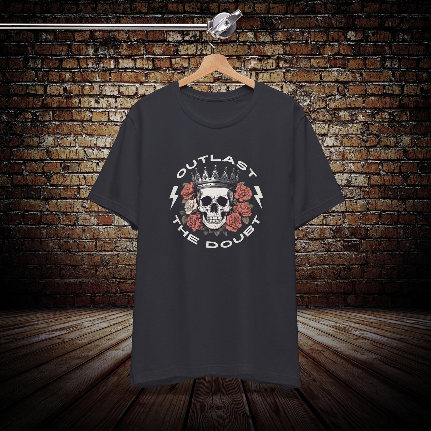 Outlast The doubt Skull with flowers shirt