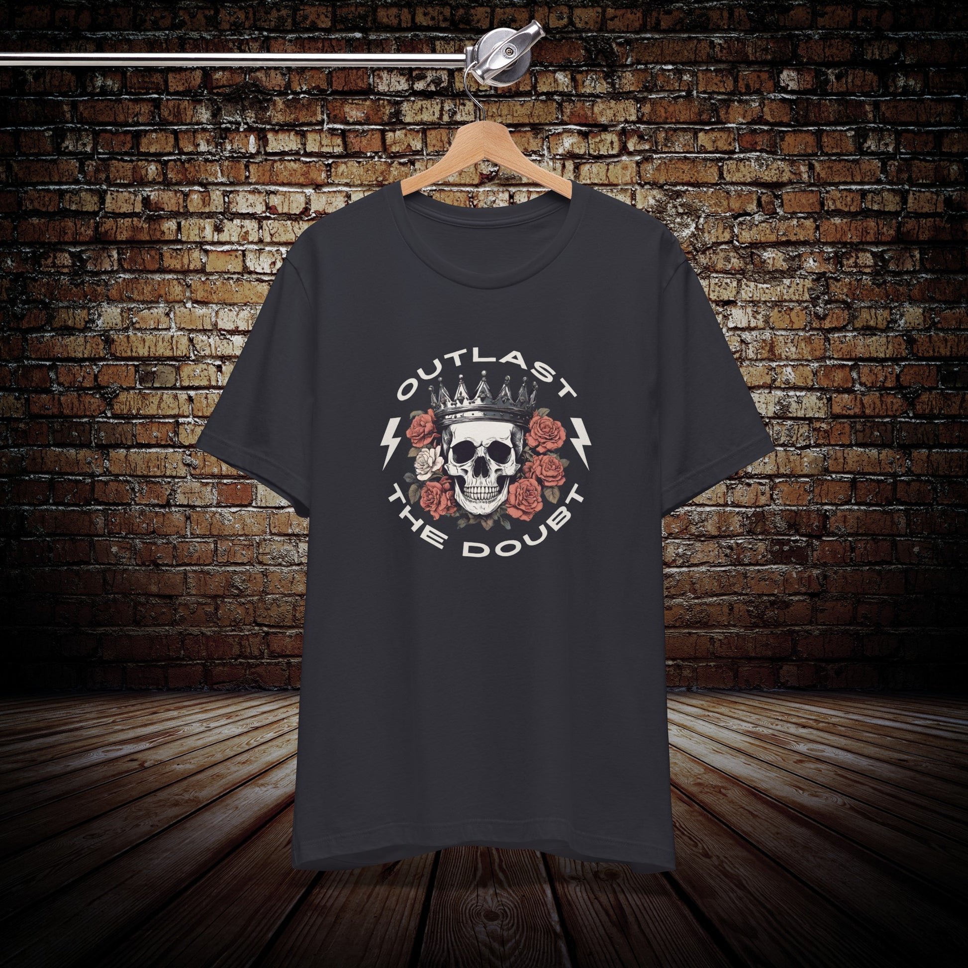 Outlast The doubt Skull with flowers shirt