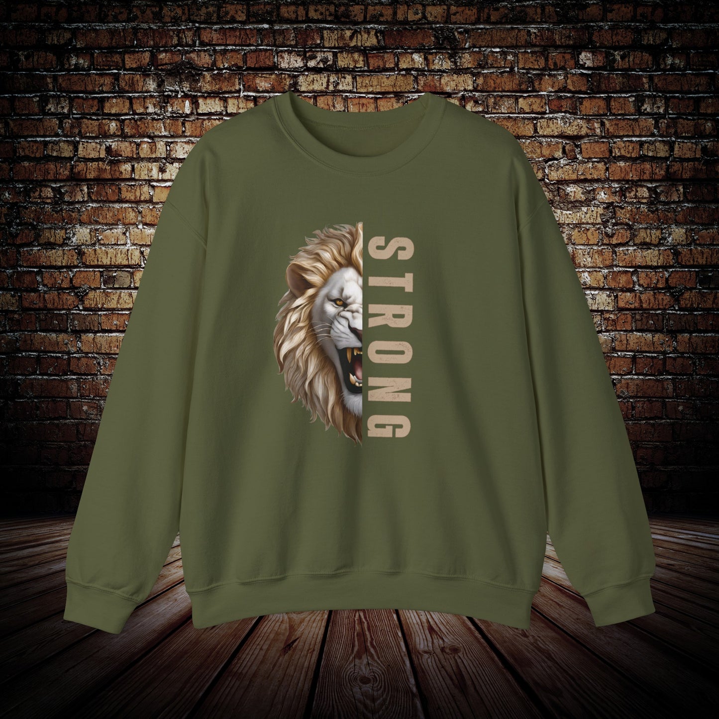 Strong like a lion motivational Sweatshirt