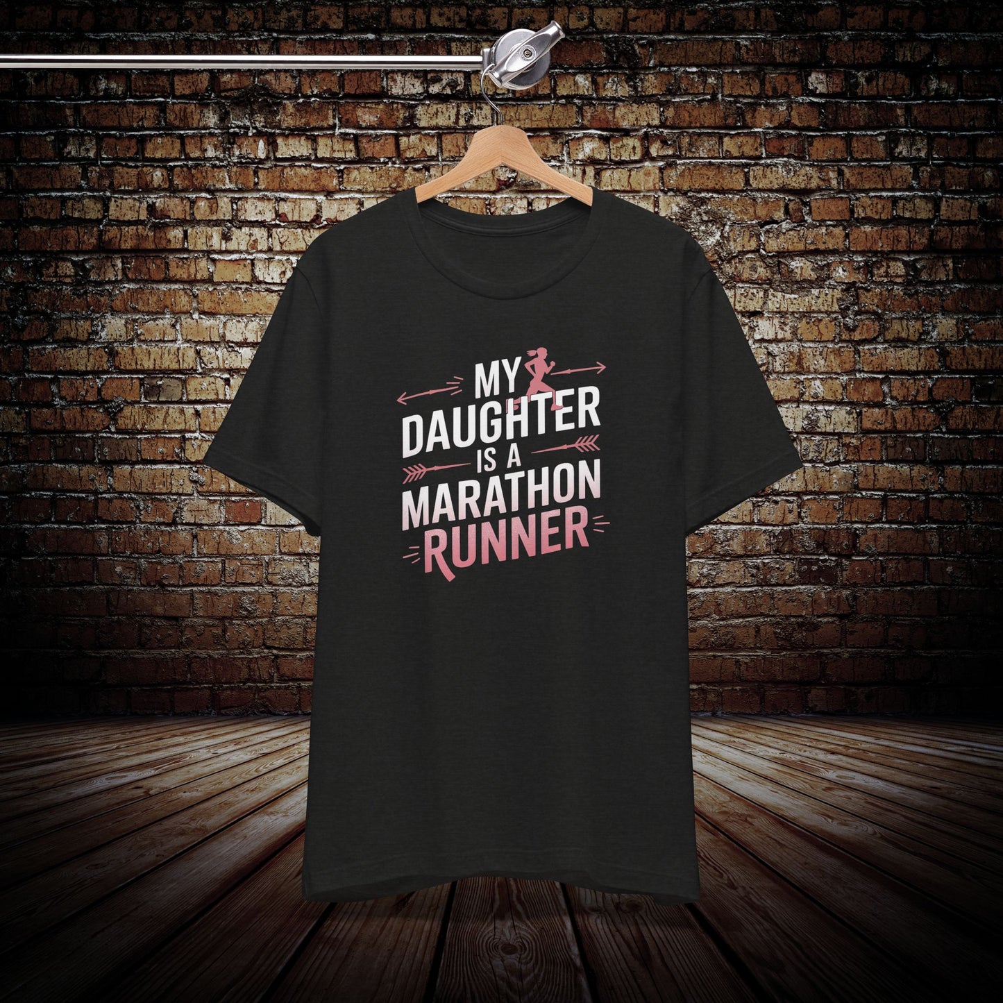 My daughter is a marathon runner Graphic Tee