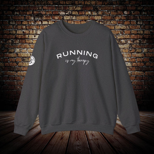 Outlast The Doubt Running is my therapy Sweatshirt