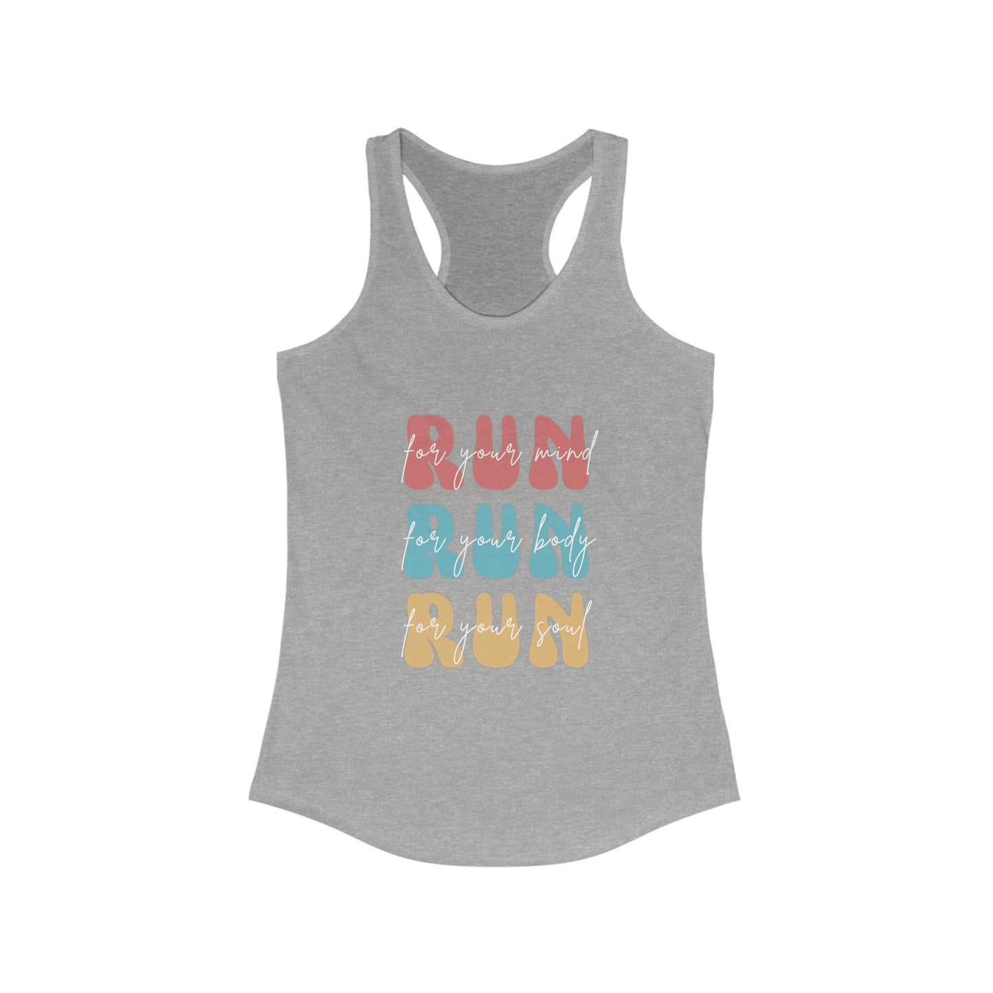 Run for your mind, body and soul - Women's Tank Top