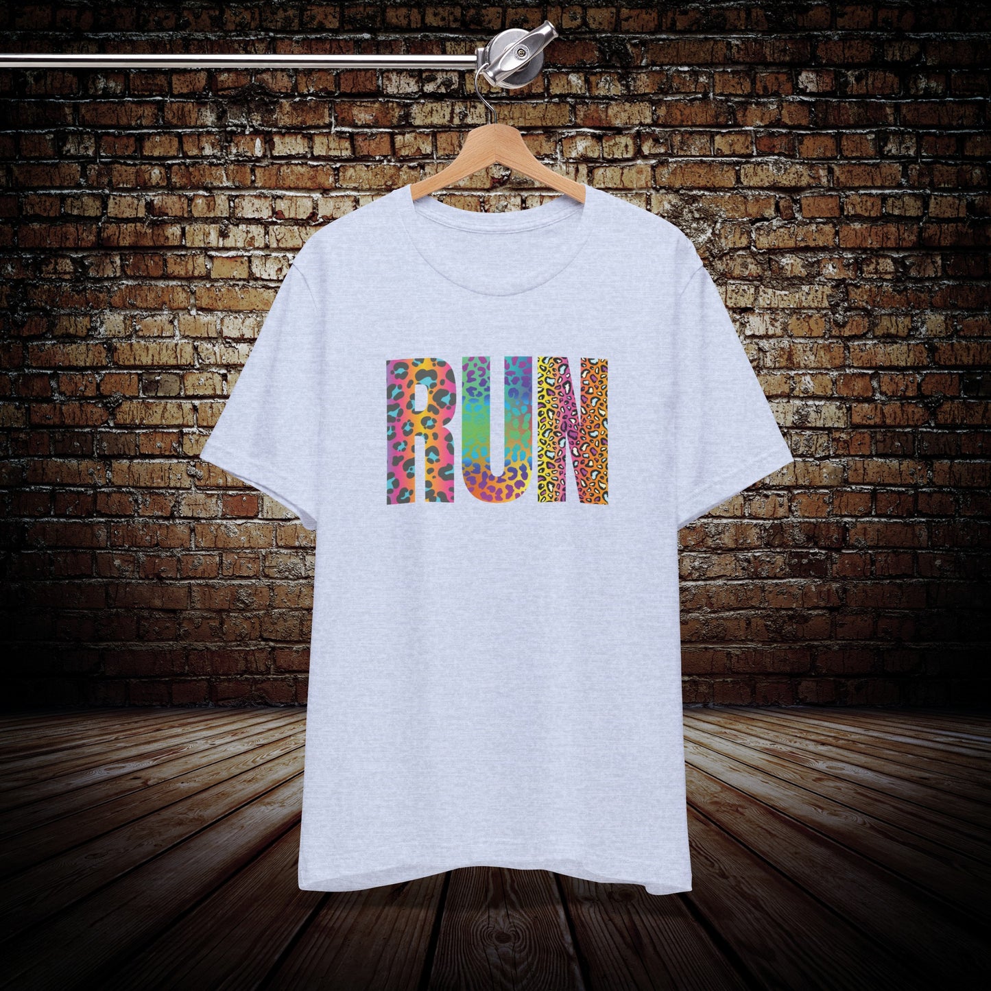 RUN in color Graphic Tee