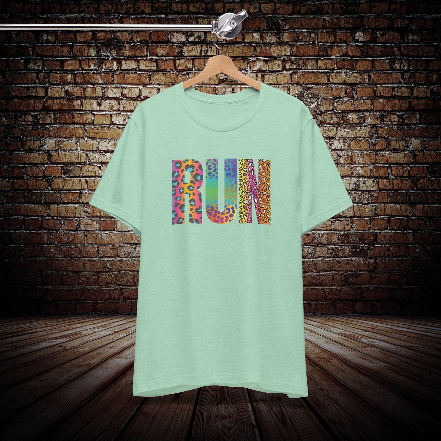 RUN in color Graphic Tee