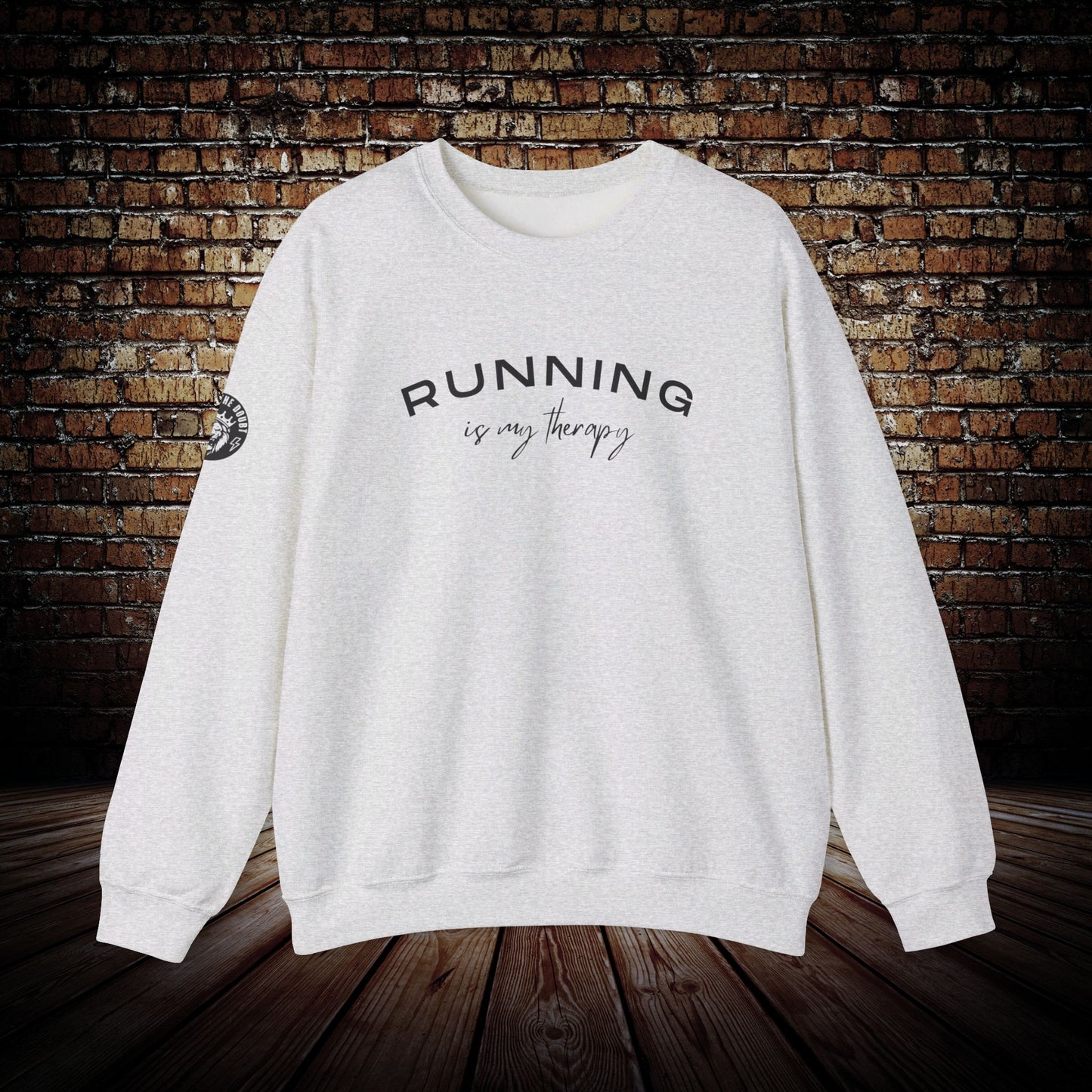 Outlast The Doubt Running is my therapy Sweatshirt