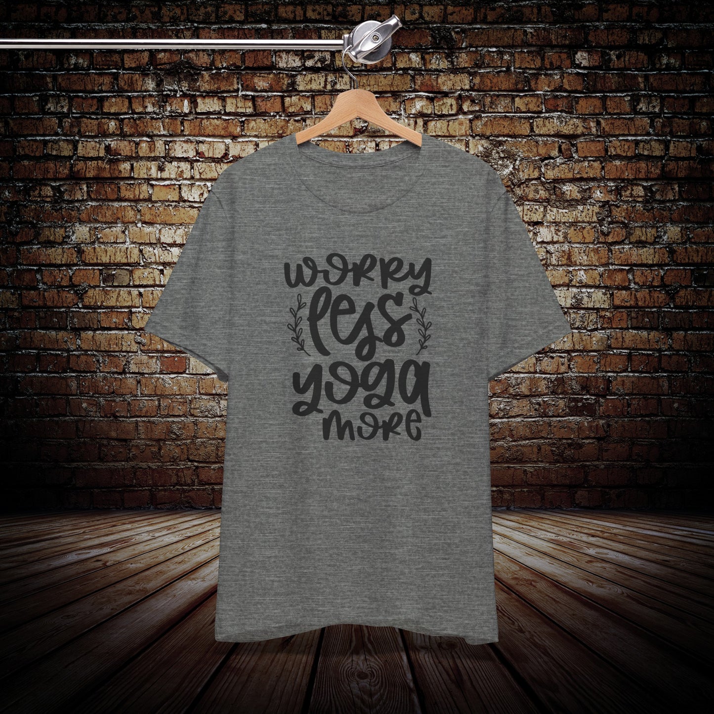 Worry Less Yoga More Graphic Tee