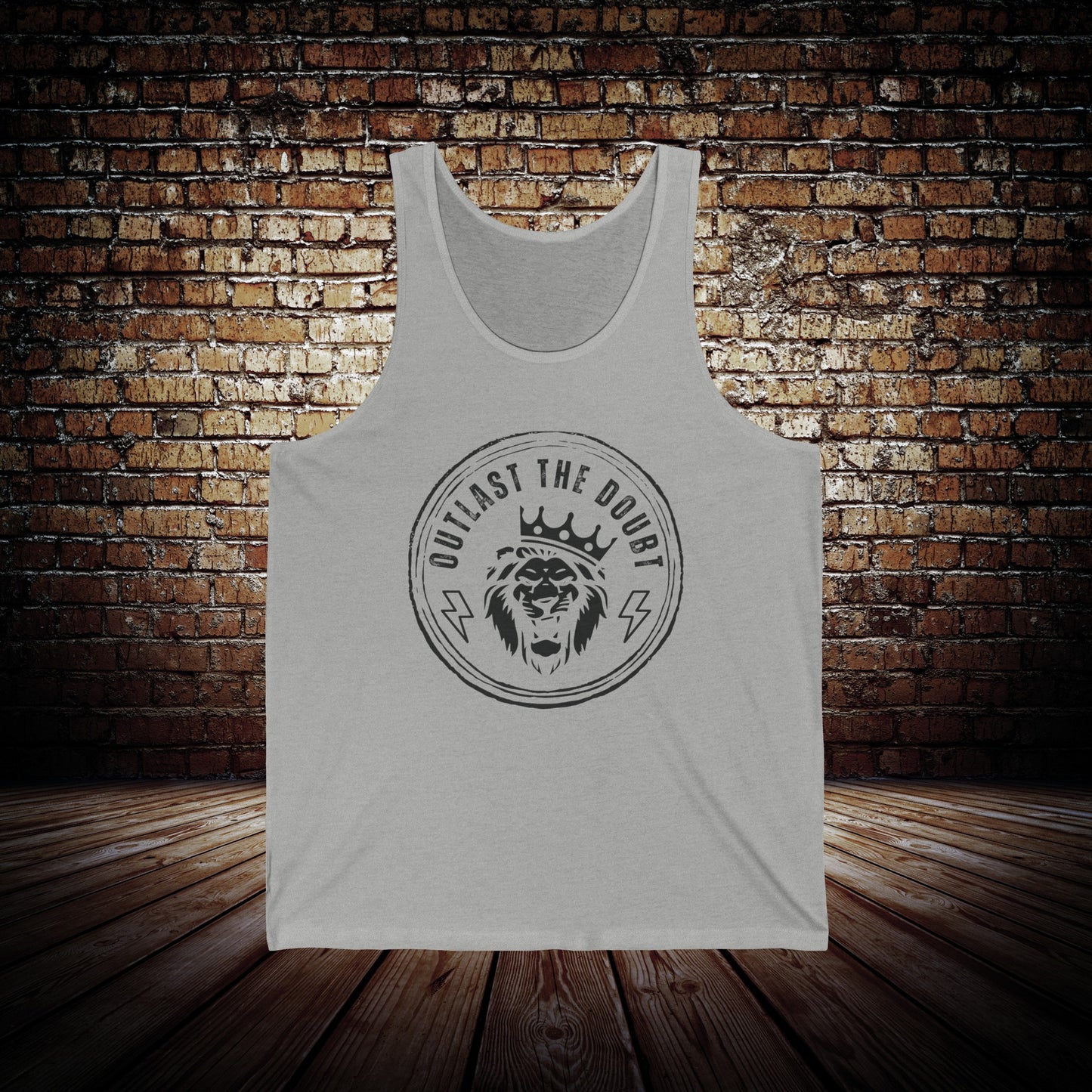 Outlast The Doubt - Logo Mens Jersey Tank Top