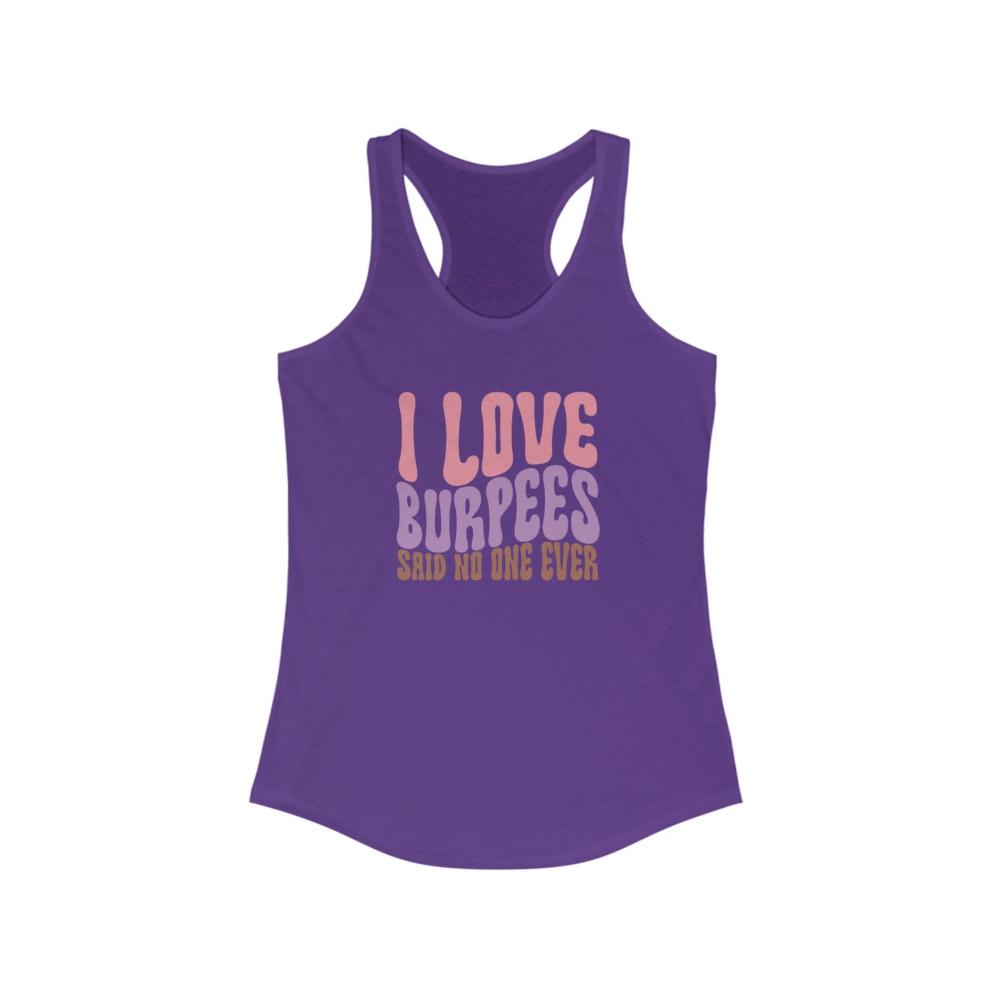 I love Burpees Tank Top