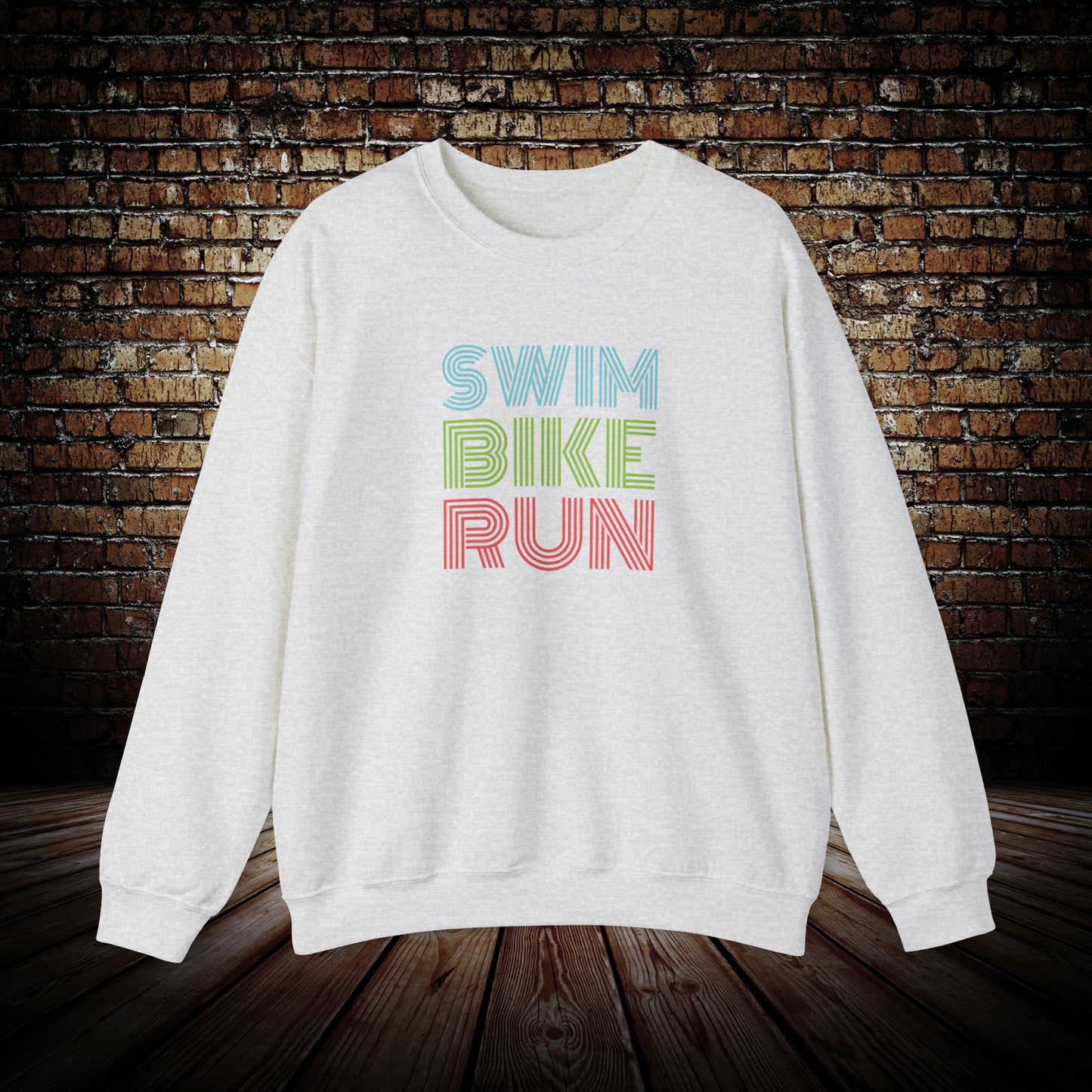 Unisex Swim Bike Run Triathlon sweatshirt