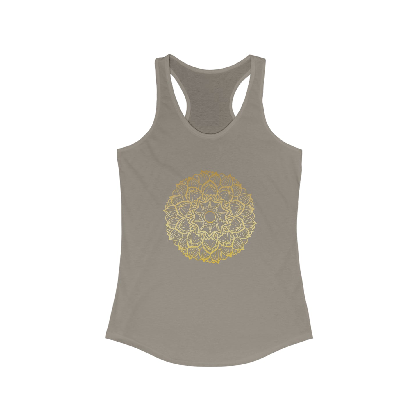 Mandala Gold - Yoga Inspired Tank Top