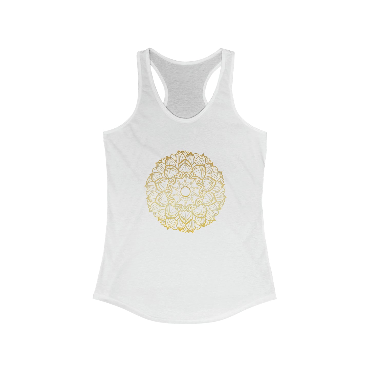 Mandala Gold - Yoga Inspired Tank Top