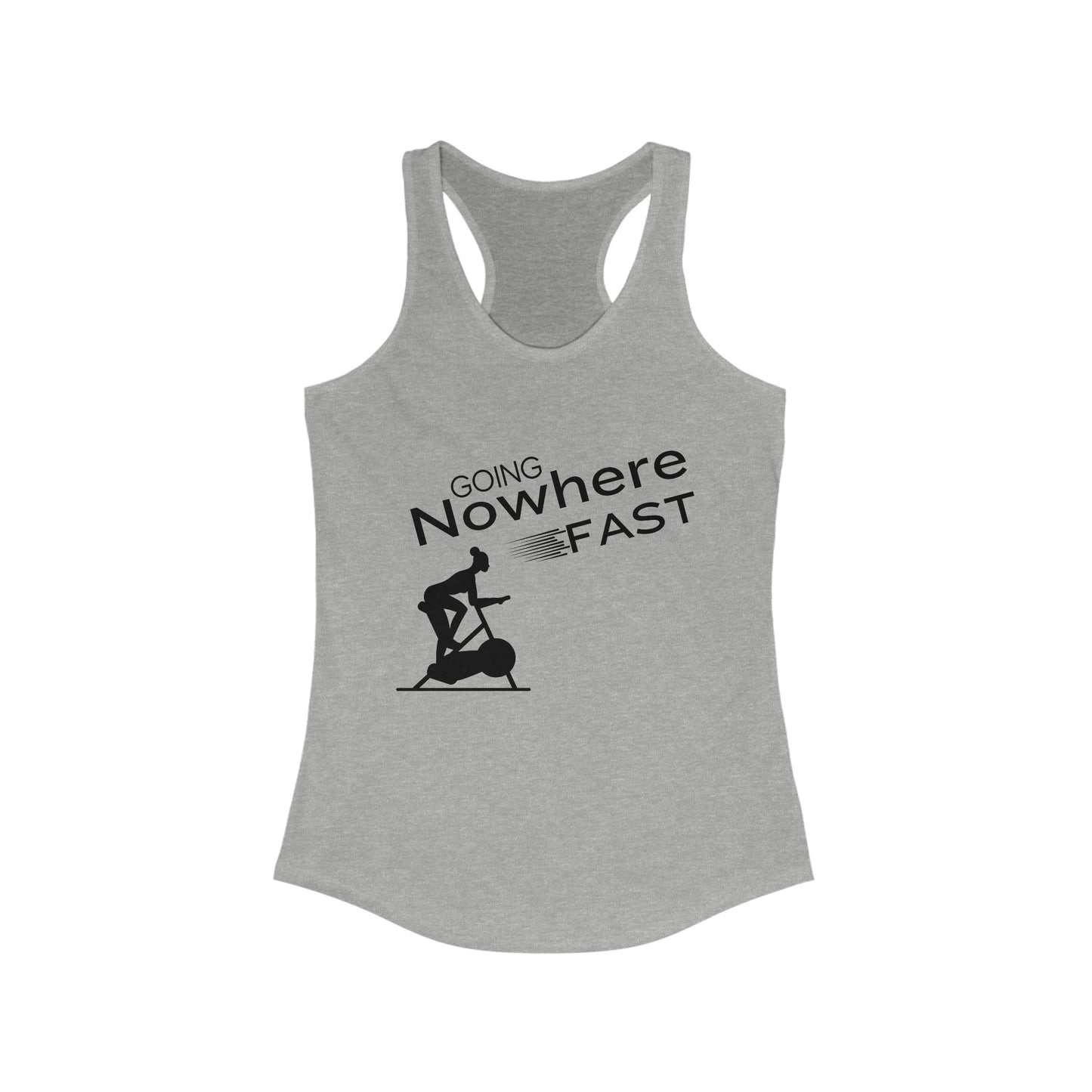 Going nowhere fast! Spin class Tank Top