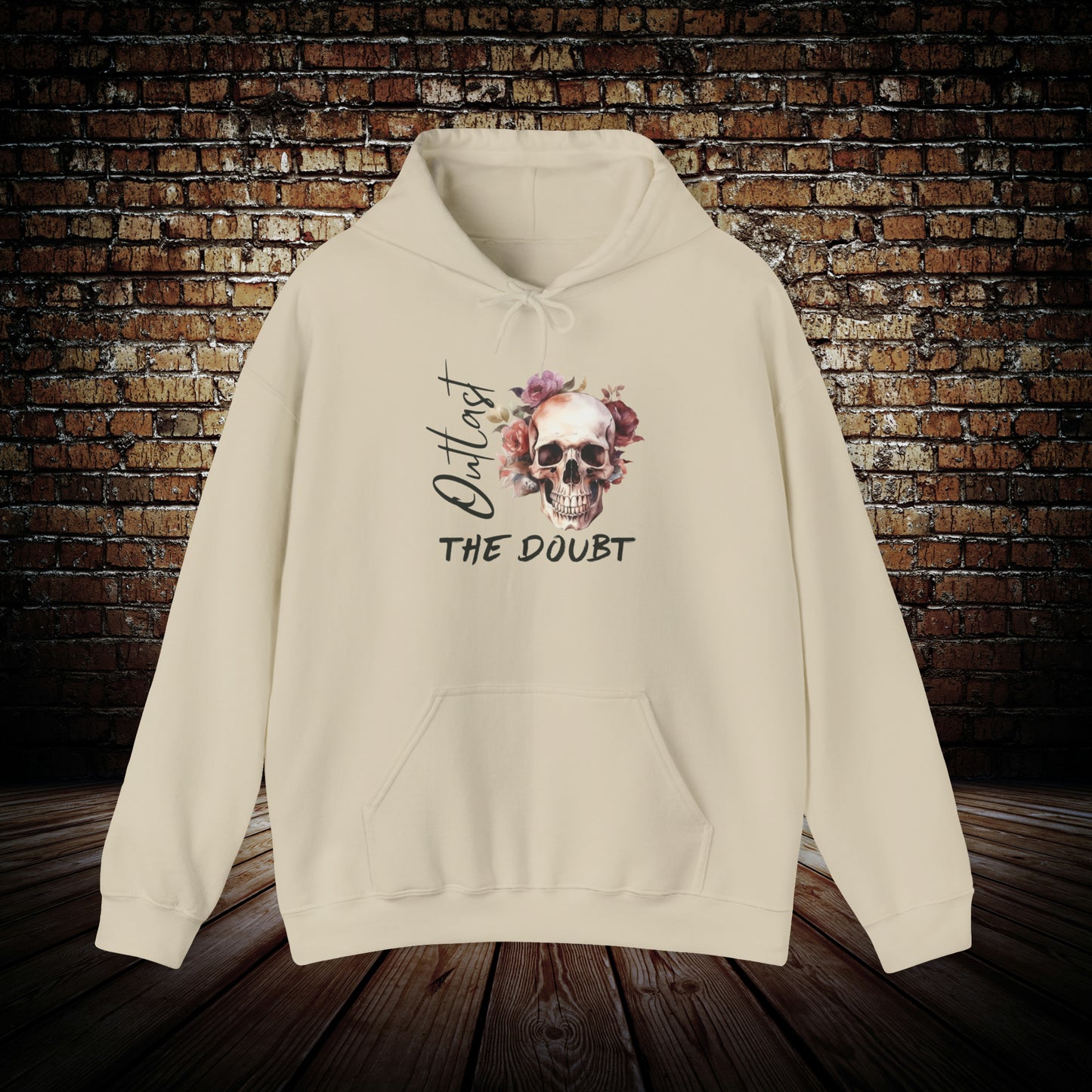 Outlast The Doubt - Skull Hoodie