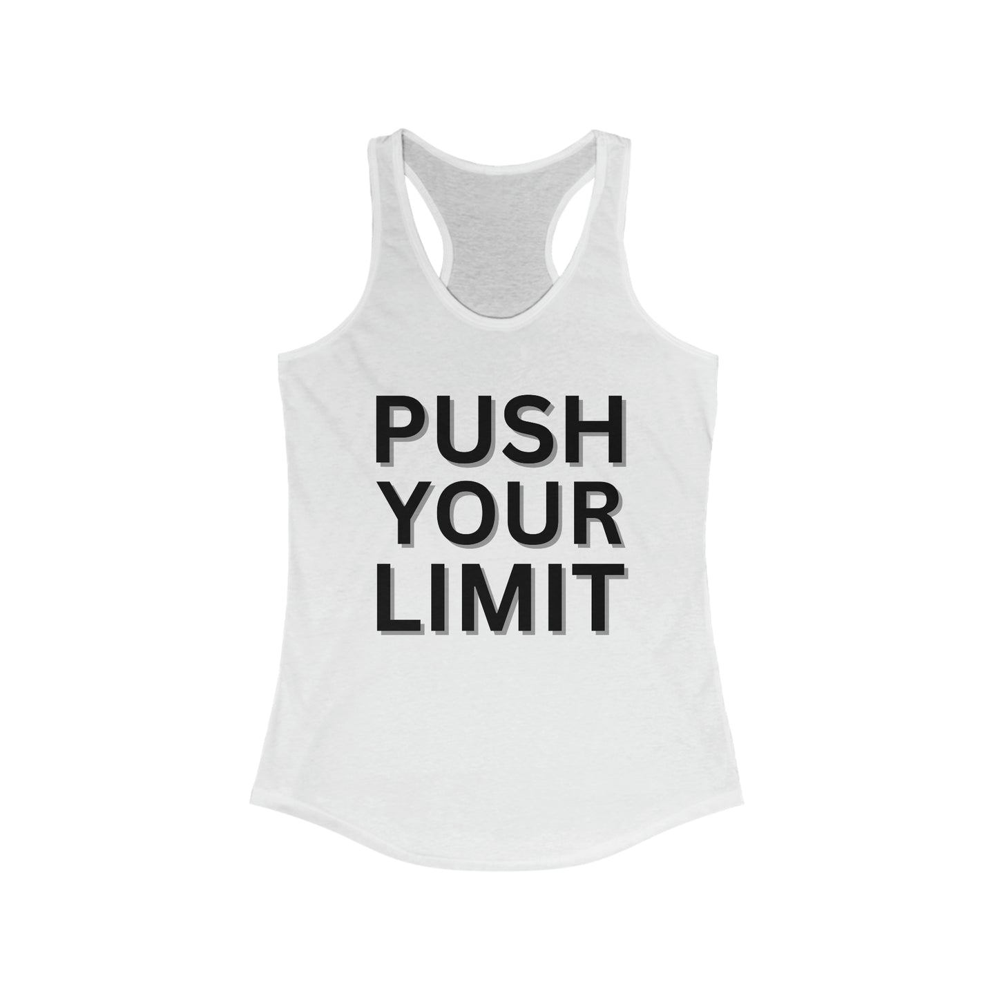 Push your limit workout tank Gym tank top